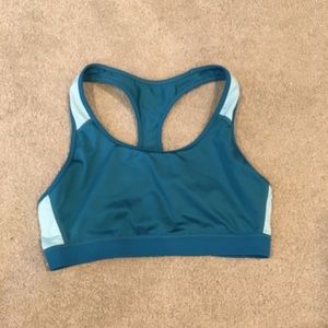 Blue/teal sports bra